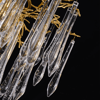 Agnes Round Branch Crystal Chandelier - Zelno Lighting