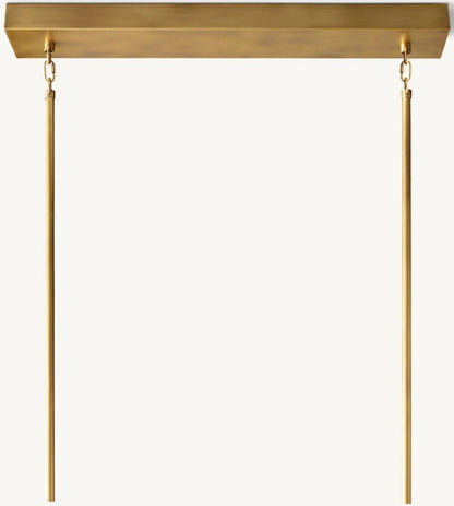 Akachon Rectangular Chandelier 54" - Zelno Lighting