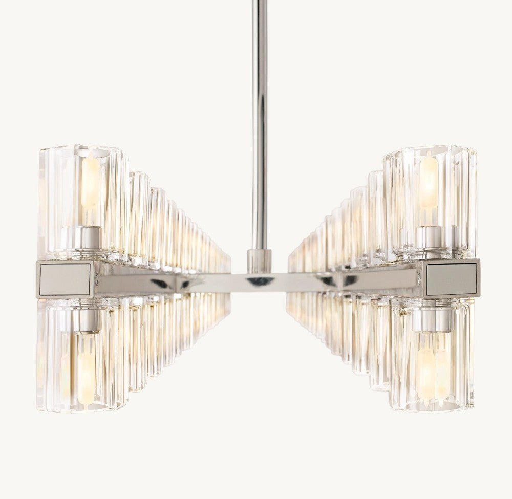 Akachon Rectangular Chandelier 72" - Zelno Lighting