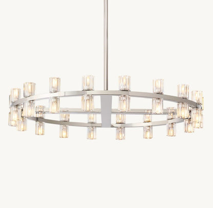 Akachon Round Chandelier 36" - Zelno Lighting