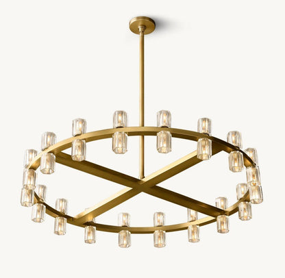 Akachon Round Chandelier 36" - Zelno Lighting
