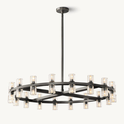 Akachon Round Chandelier 36" - Zelno Lighting