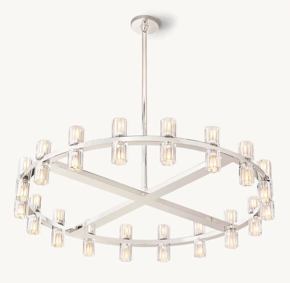 Akachon Round Chandelier 36" - Zelno Lighting