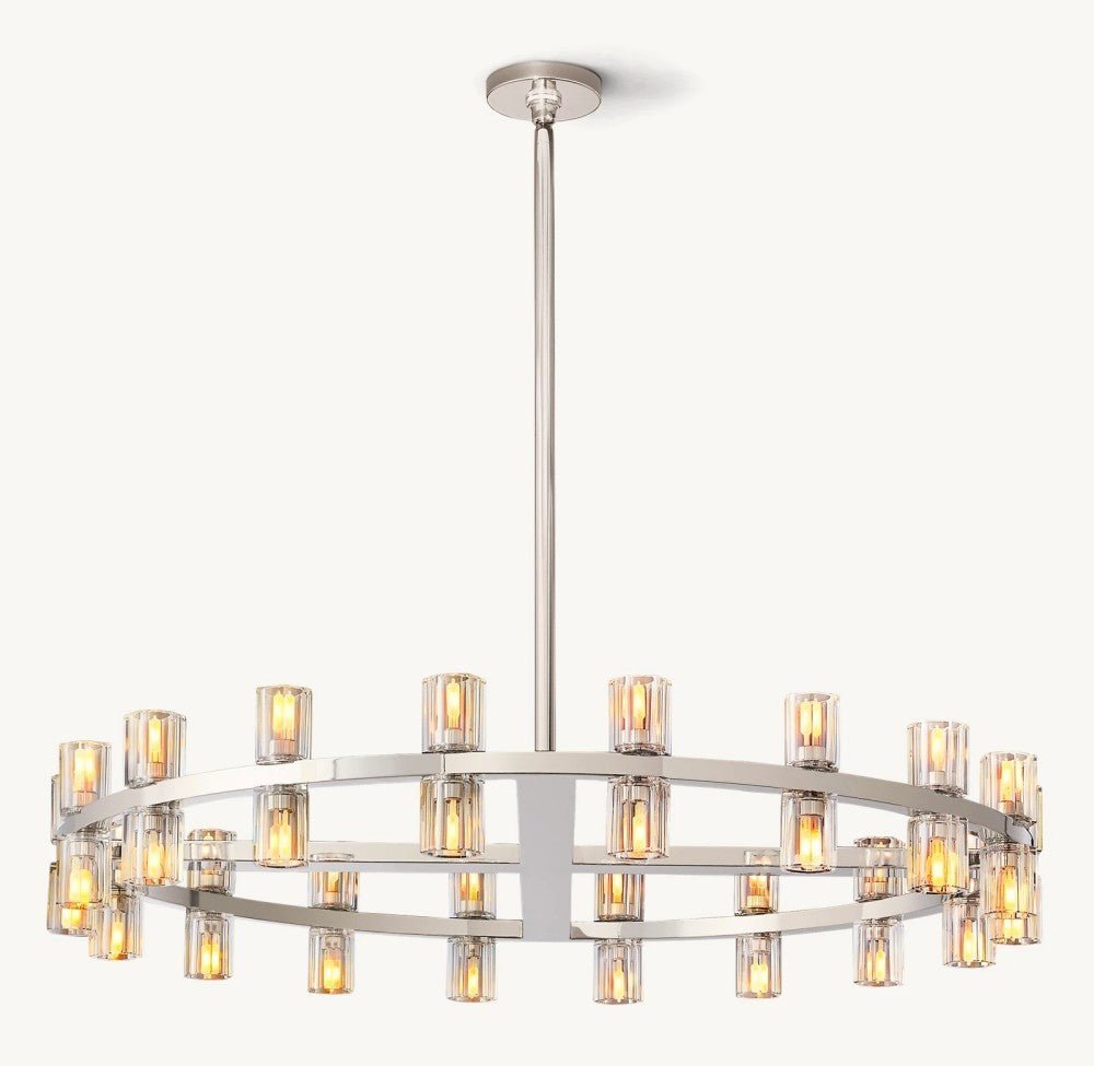 Akachon Round Chandelier 36" - Zelno Lighting