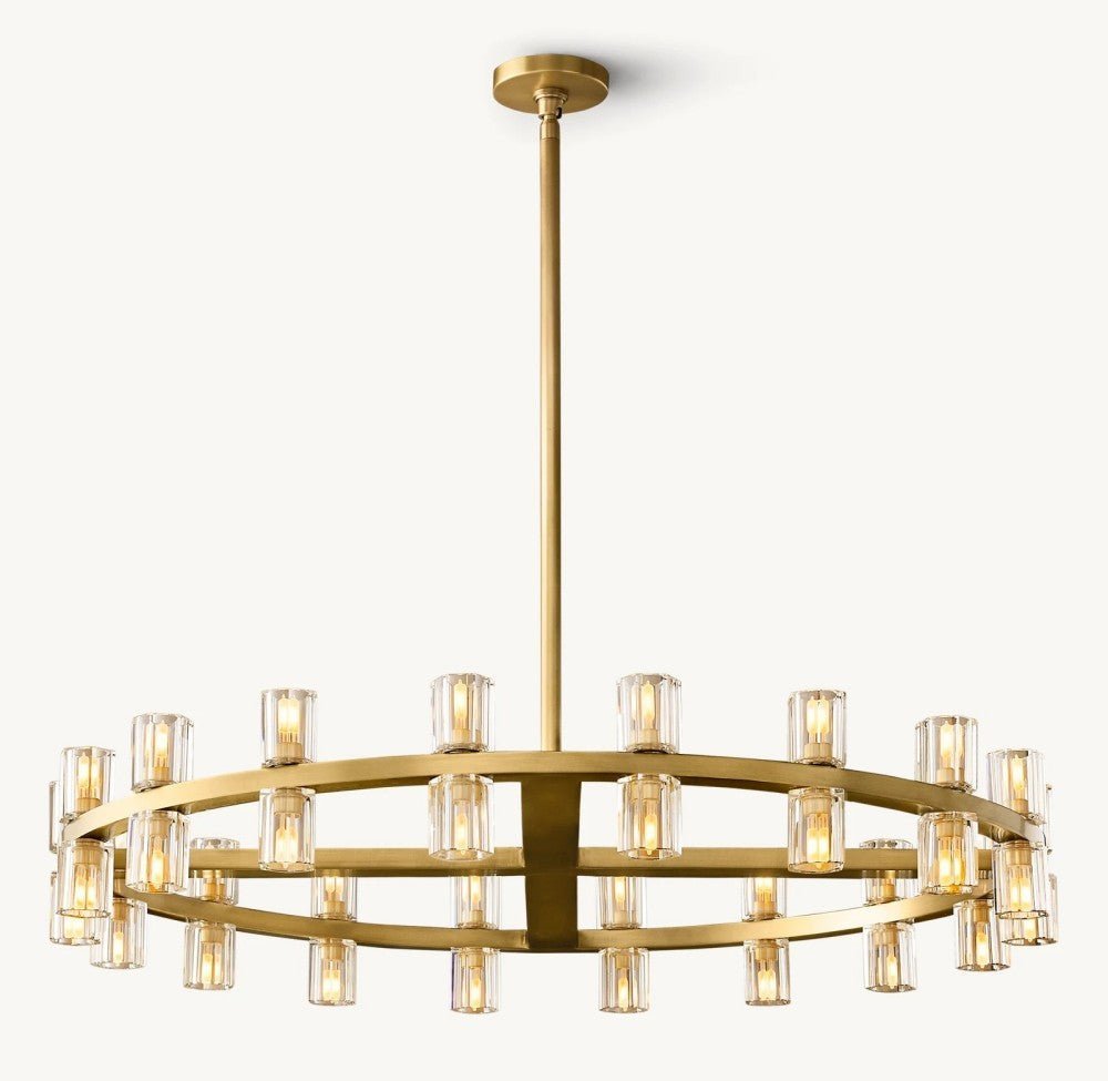Akachon Round Chandelier 36" - Zelno Lighting