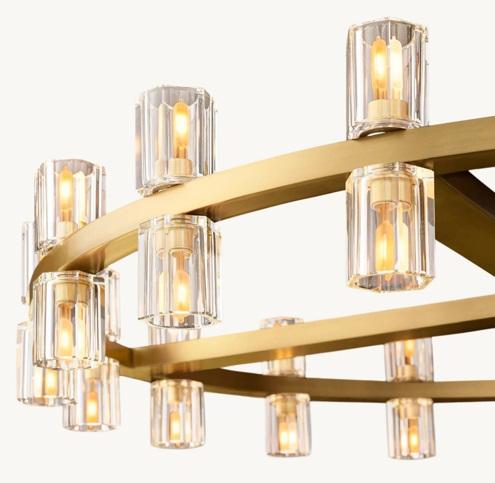 Akachon Round Chandelier 36" - Zelno Lighting