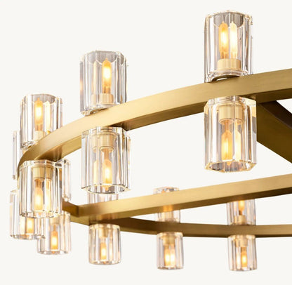Akachon Round Chandelier 36" - Zelno Lighting