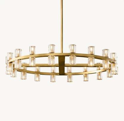 Akachon Round Chandelier 36" - Zelno Lighting