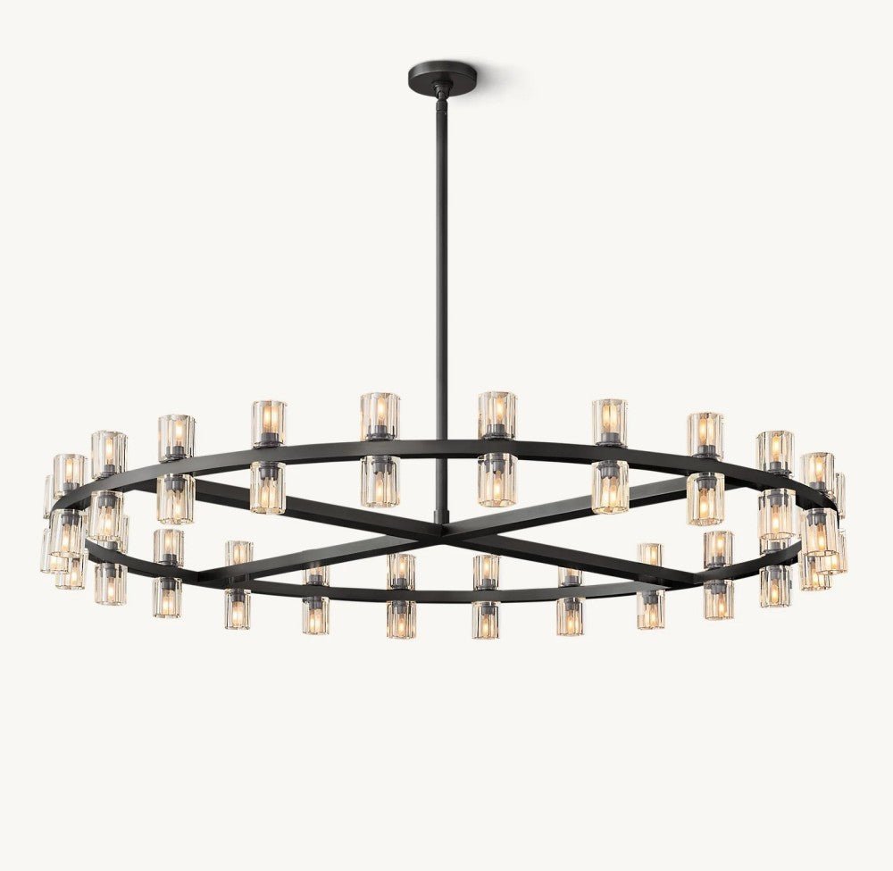 Akachon Round Chandelier 48" - Zelno Lighting