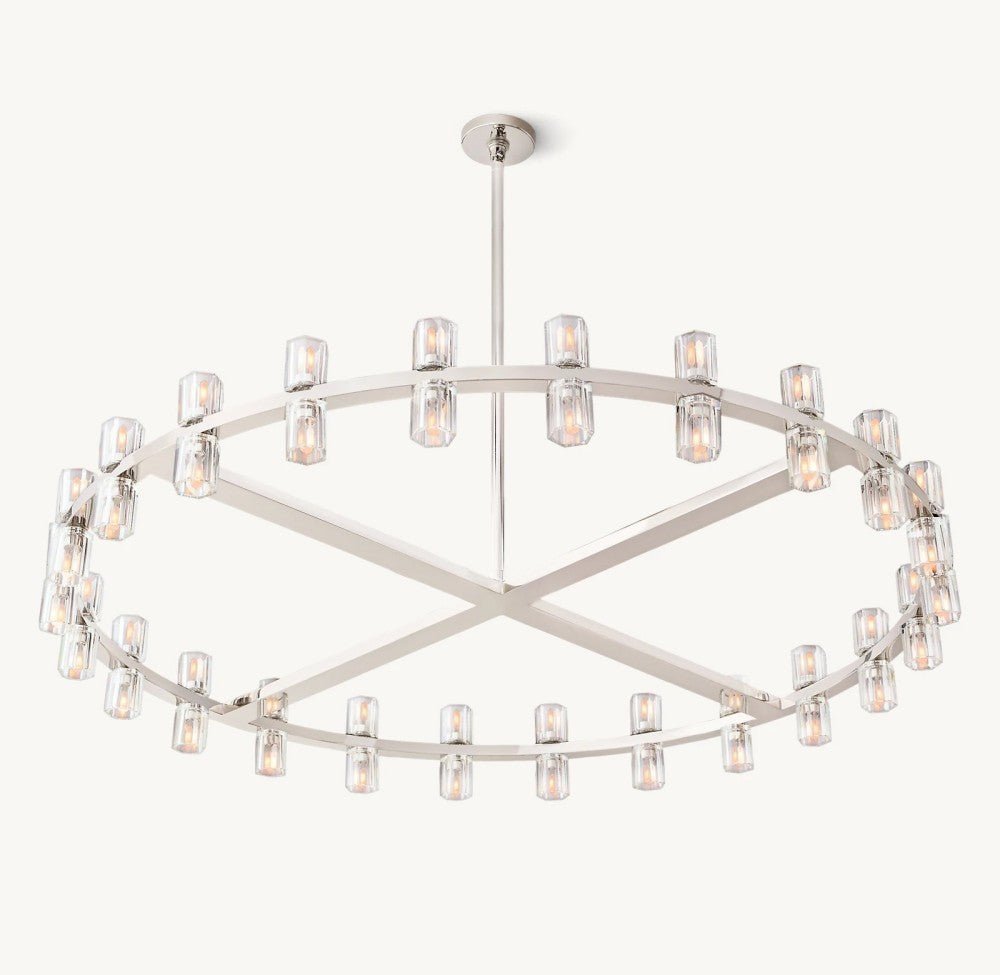 Akachon Round Chandelier 48" - Zelno Lighting