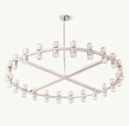 Akachon Round Chandelier 48" - Zelno Lighting