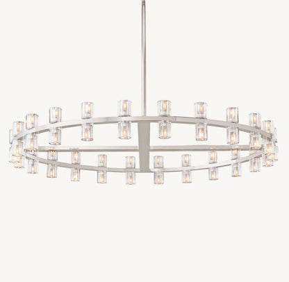 Akachon Round Chandelier 48" - Zelno Lighting
