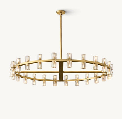 Akachon Round Chandelier 48" - Zelno Lighting