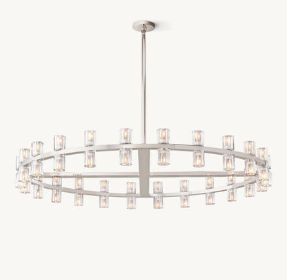 Akachon Round Chandelier 48" - Zelno Lighting