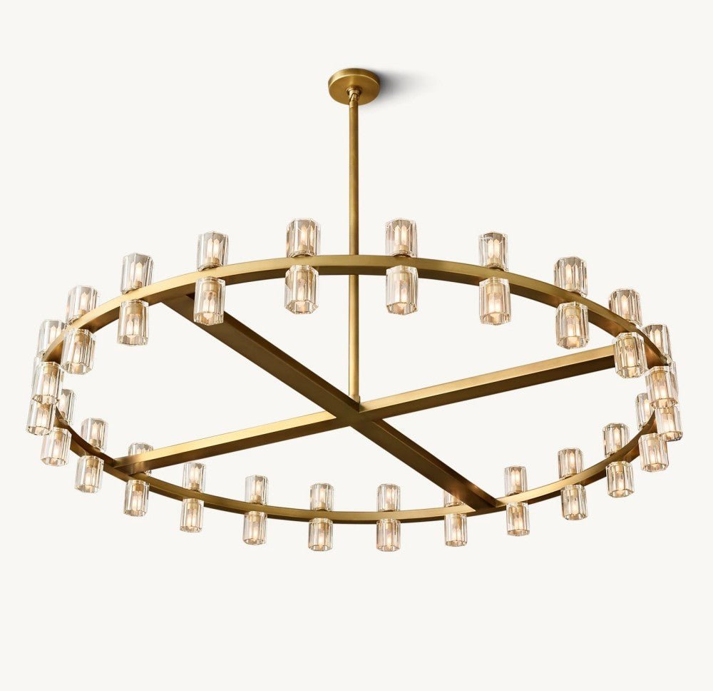Akachon Round Chandelier 48" - Zelno Lighting