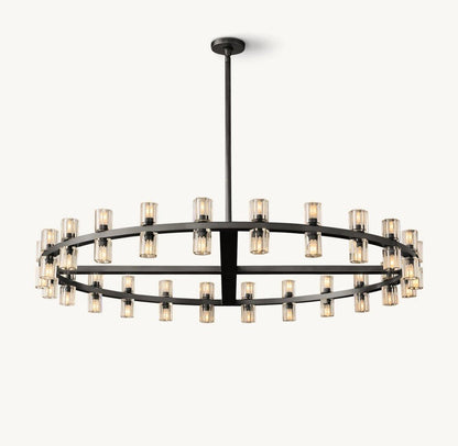Akachon Round Chandelier 48" - Zelno Lighting