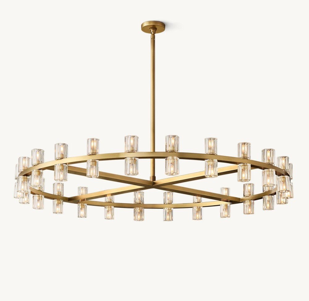 Akachon Round Chandelier 48" - Zelno Lighting