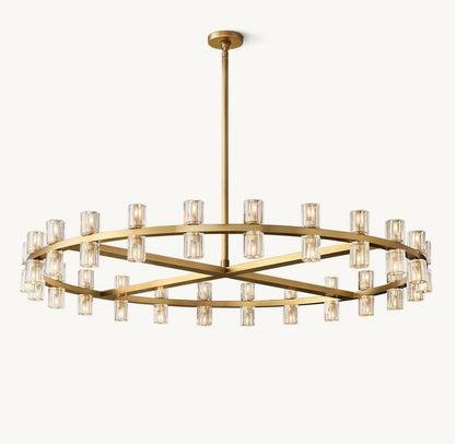 Akachon Round Chandelier 48" - Zelno Lighting