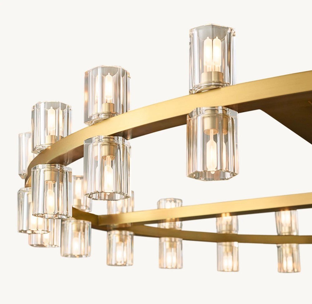Akachon Round Chandelier 48" - Zelno Lighting