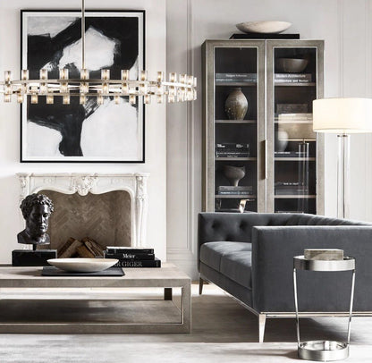 Akachon Round Chandelier 48" - Zelno Lighting