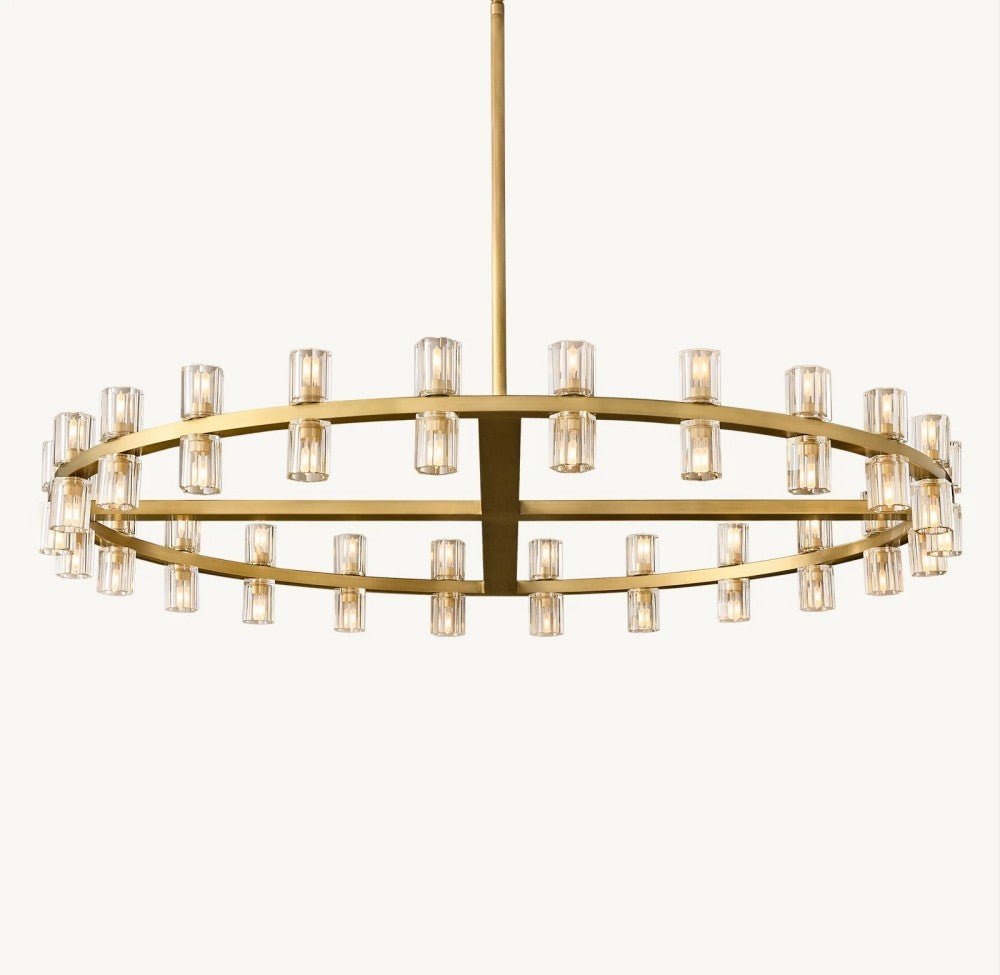 Akachon Round Chandelier 48" - Zelno Lighting