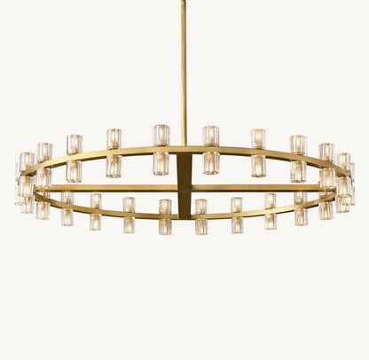 Akachon Round Chandelier 48" - Zelno Lighting