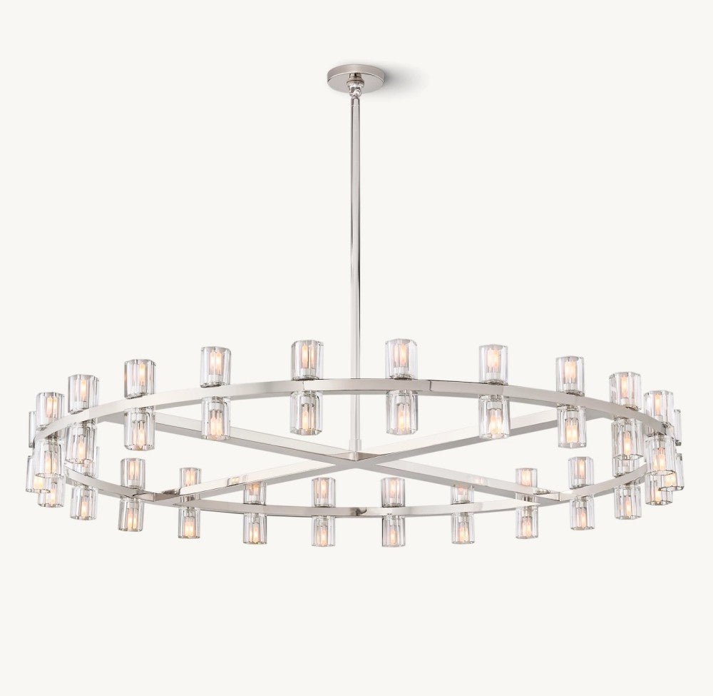Akachon Round Chandelier 48" - Zelno Lighting