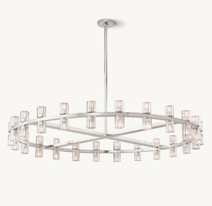 Akachon Round Chandelier 48" - Zelno Lighting
