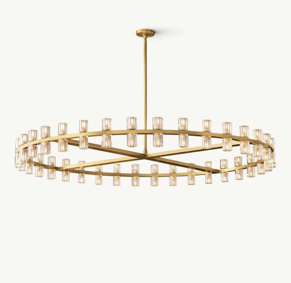 Akachon Round Chandelier 60" - Zelno Lighting