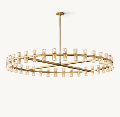 Akachon Round Chandelier 60" - Zelno Lighting