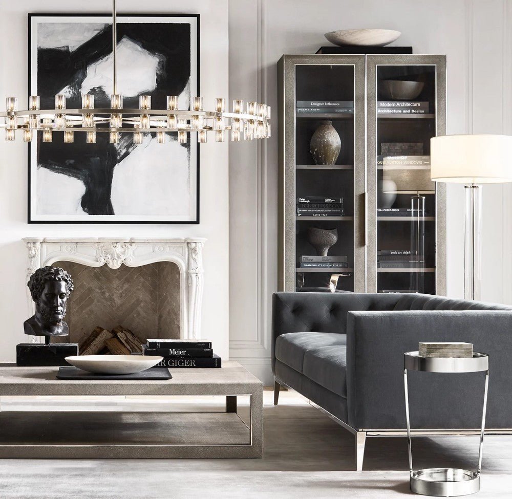 Akachon Round Chandelier 60" - Zelno Lighting
