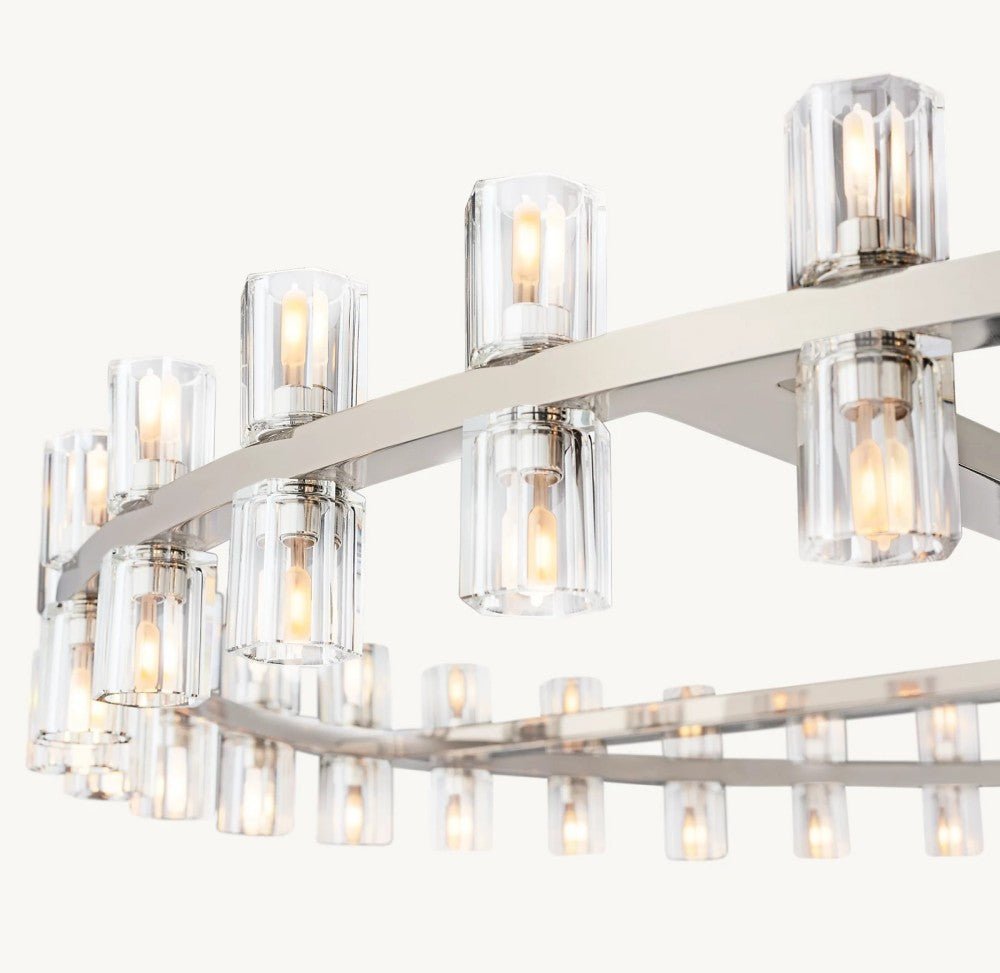 Akachon Round Chandelier 60" - Zelno Lighting