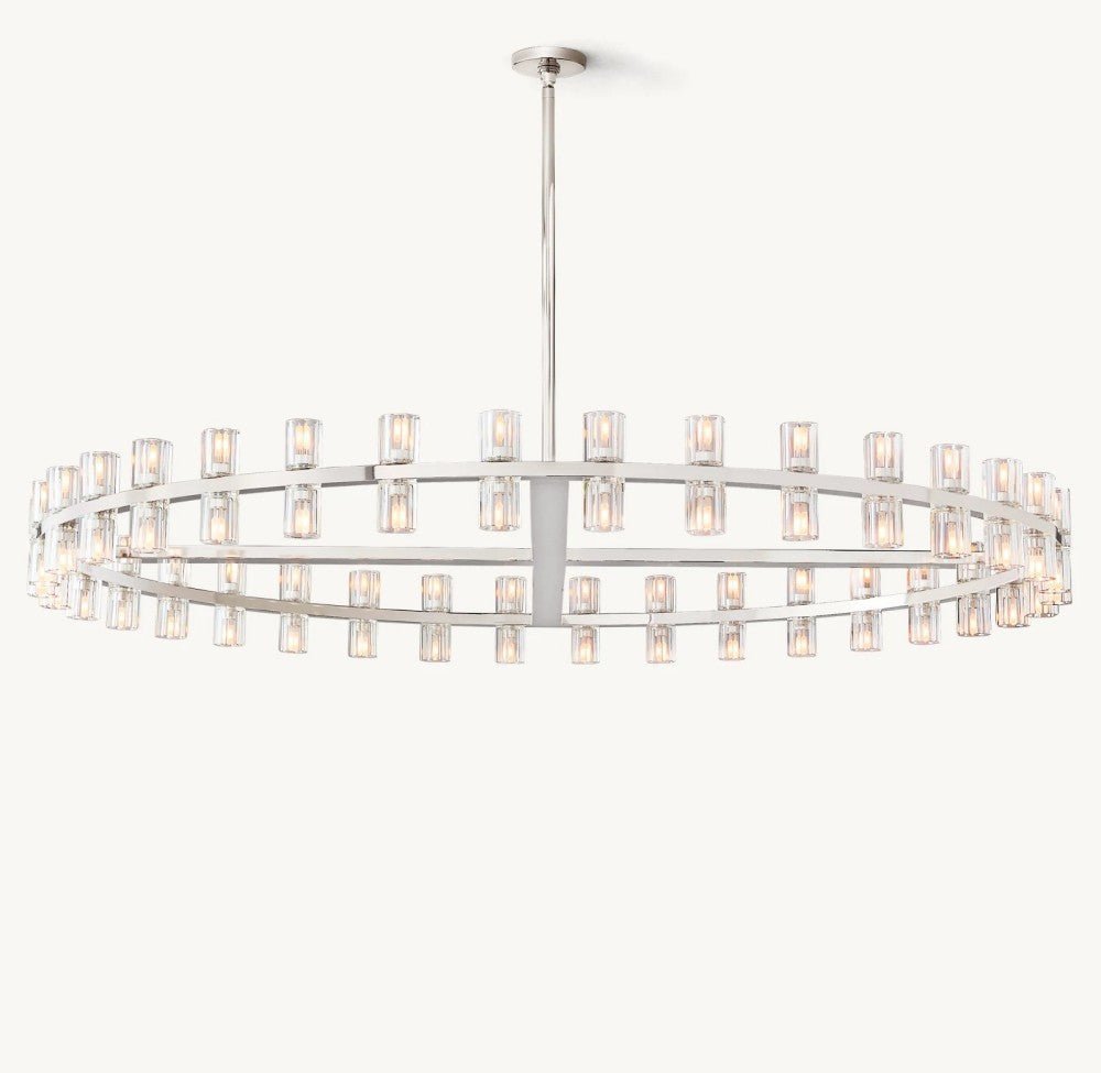Akachon Round Chandelier 60" - Zelno Lighting