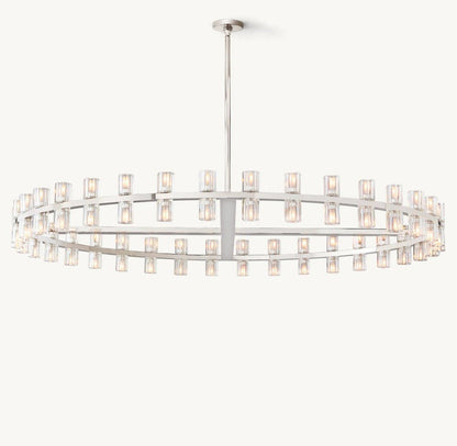 Akachon Round Chandelier 60" - Zelno Lighting