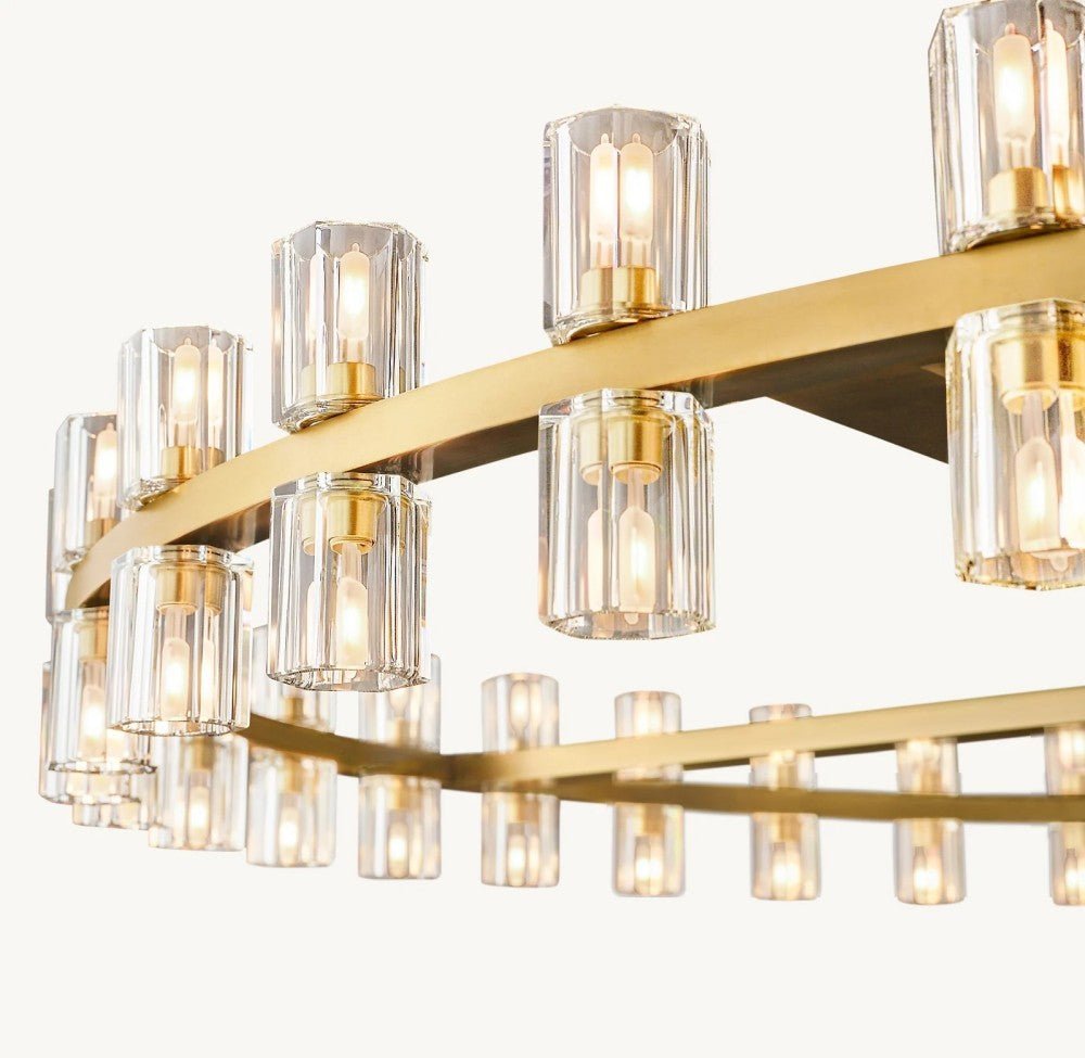 Akachon Round Chandelier 60" - Zelno Lighting