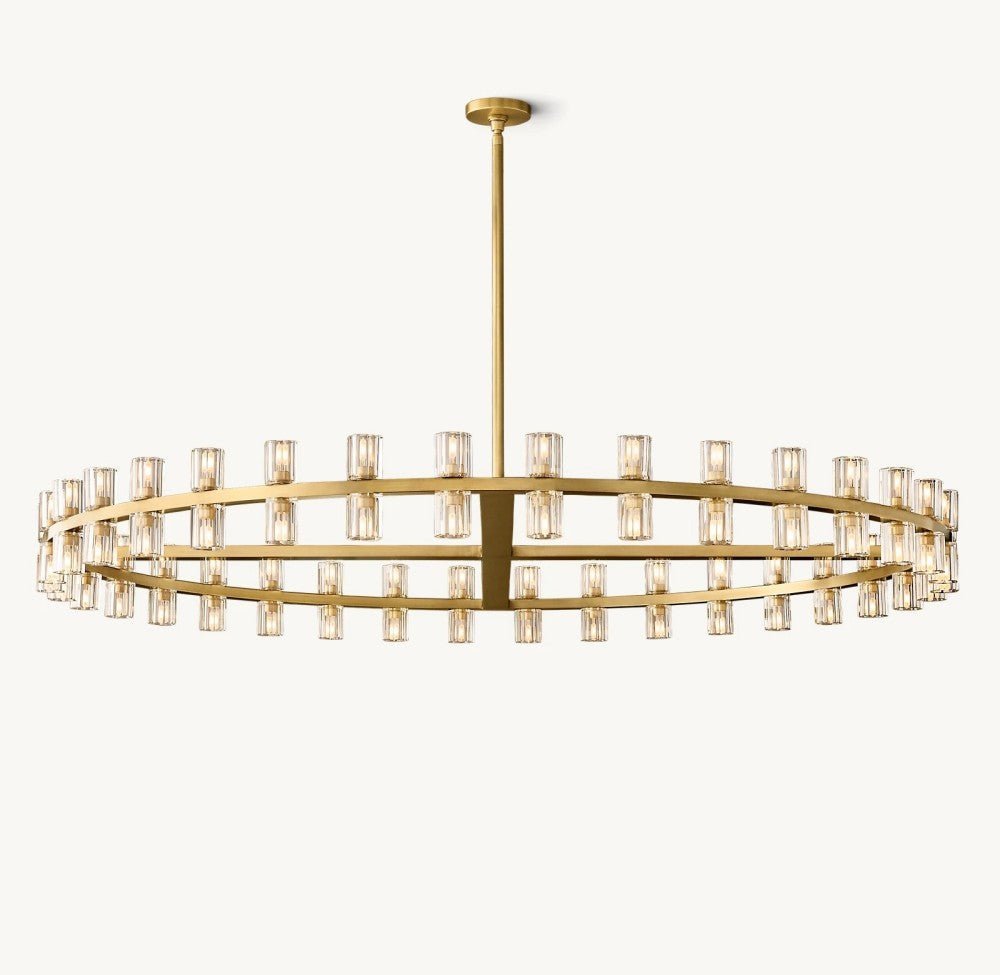 Akachon Round Chandelier 60" - Zelno Lighting