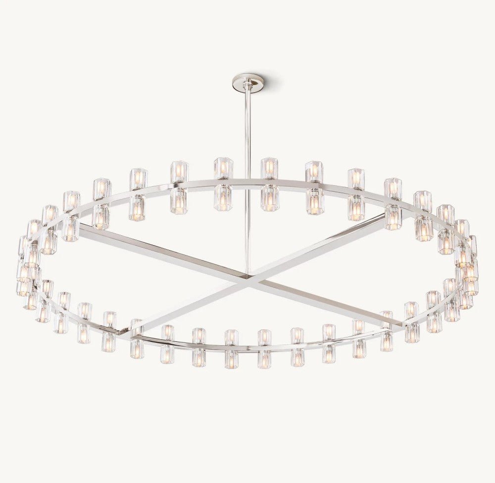 Akachon Round Chandelier 60" - Zelno Lighting