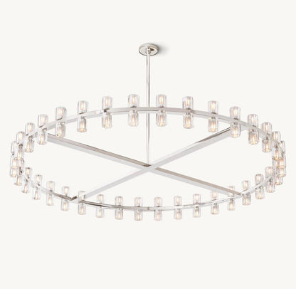 Akachon Round Chandelier 60" - Zelno Lighting