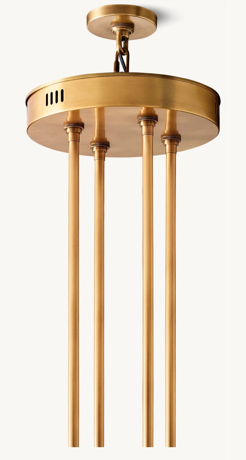 Akachon Round Two-Tier Chandelier 60" - Zelno Lighting