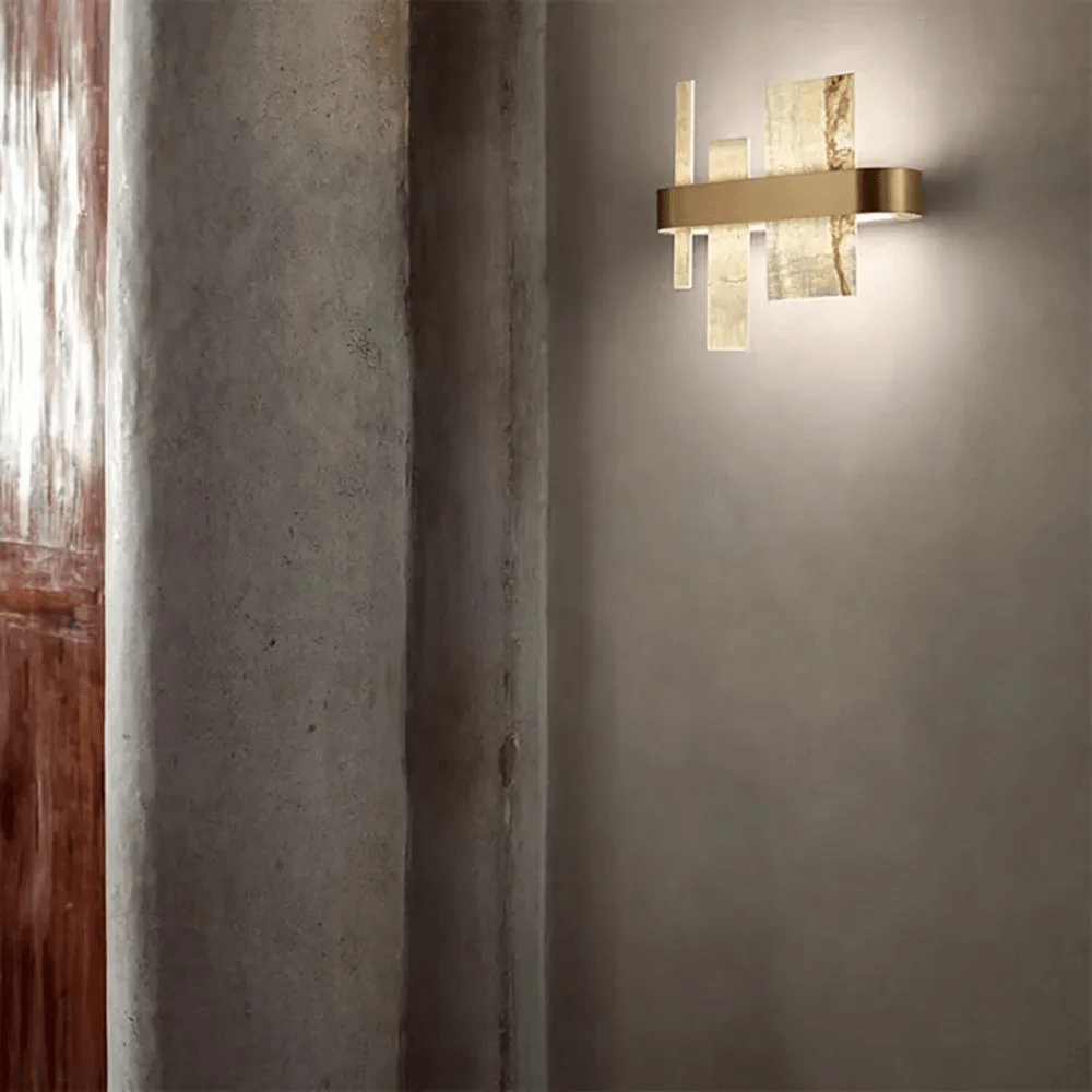 Alabaster Acropolis LED Wall Sconce - Zelno Lighting
