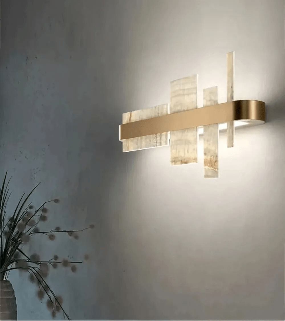 Alabaster Acropolis LED Wall Sconce - Zelno Lighting