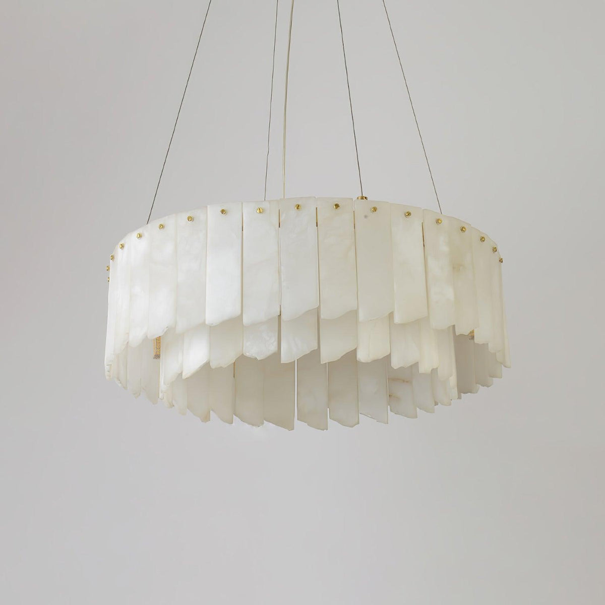Alabaster Cascade Tiered Chandelier - Zelno Lighting