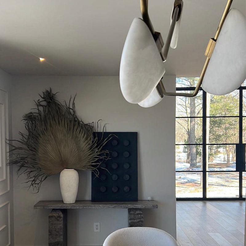 Alabaster Chandelier Artistic Modern Chandelier - Zelno Lighting