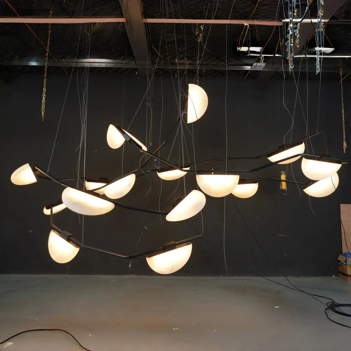Alabaster Chandelier Artistic Modern Chandelier - Zelno Lighting