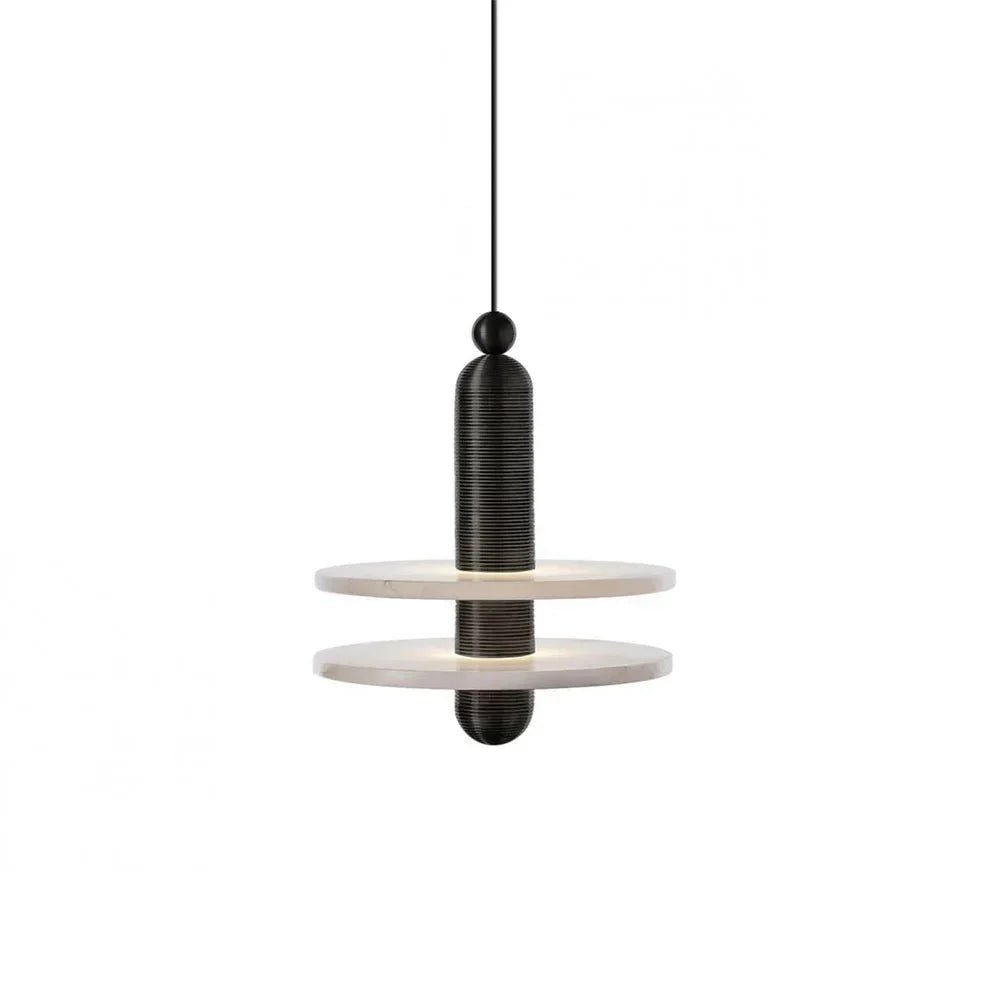 Alabaster Comet Pendant Lamp - Zelno Lighting