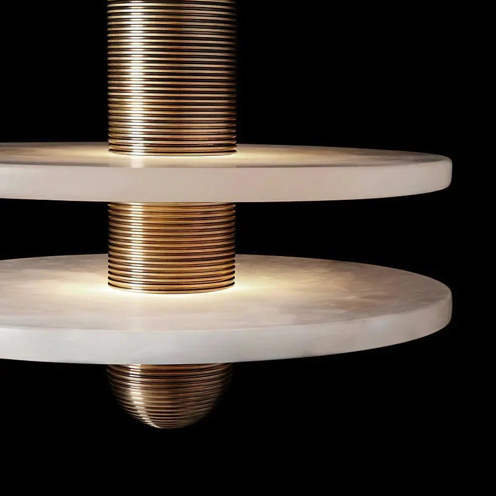 Alabaster Comet Pendant Lamp - Zelno Lighting