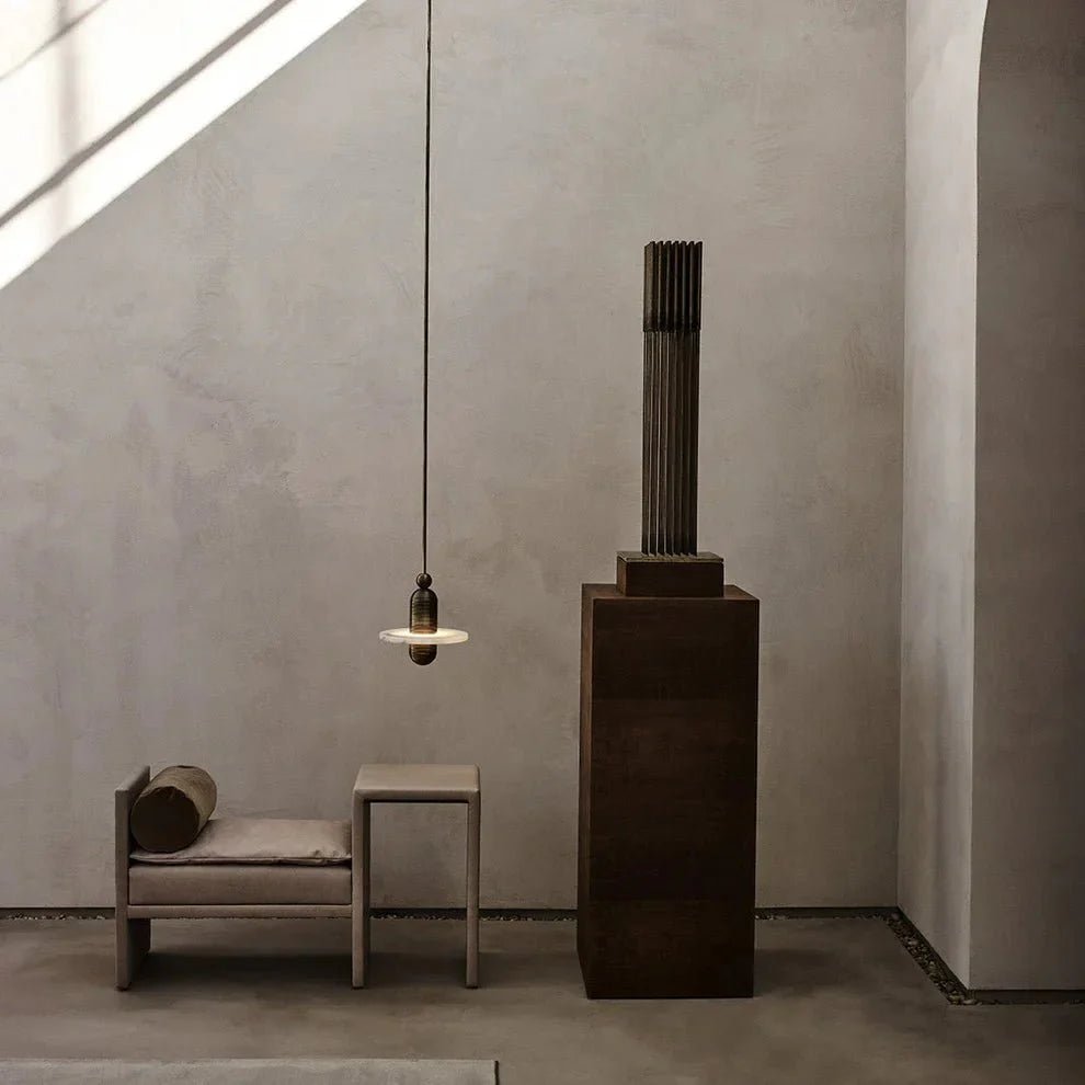 Alabaster Comet Pendant Lamp - Zelno Lighting