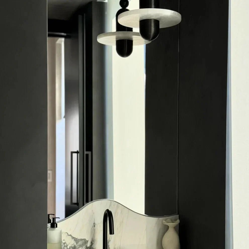 Alabaster Comet Pendant Lamp - Zelno Lighting