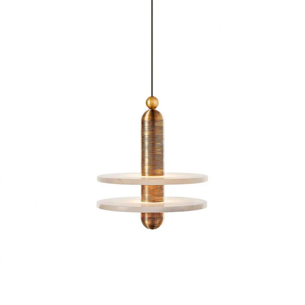 Alabaster Comet Pendant Lamp - Zelno Lighting