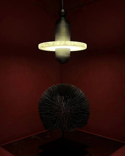 Alabaster Comet Pendant Lamp - Zelno Lighting